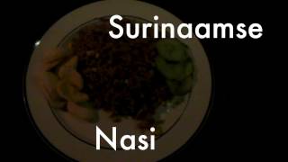 Surinaamse Nasi maken Sweetie [upl. by Anaiek322]