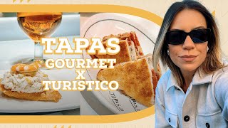 BAR de Tapas TURÍSTICO x GOURMET em BARCELONA  Deb Viaja  Go Deb [upl. by Kasevich]