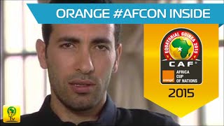 Interview of Mohamed Aboutrika AR  Orange Africa Cup of Nations EQUATORIAL GUINEA 2015 [upl. by Luba]