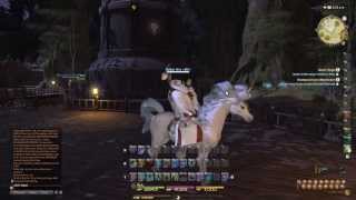 Final Fantasy XIV  Unicorn Mount ver 20 [upl. by Sirred692]