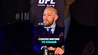 Conor McGregor Responded to Khabib [upl. by Kolb42]