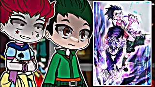 Hunter x Hunter React to Gon vs Neferpitou  Tiktok  Gacha React [upl. by Lipski641]