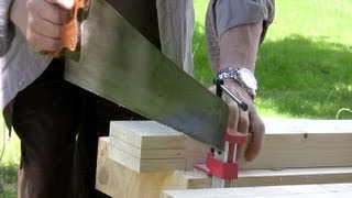 How to build a workbench  Part 7 Cutting Tenons   Paul Sellers [upl. by Pitarys]