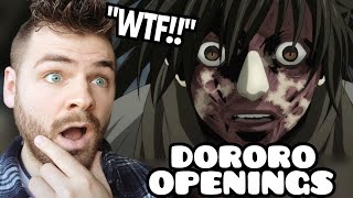 First Time Reacting to quotDORORO Openings amp Endings 12quot  New Anime Fan [upl. by Corry]