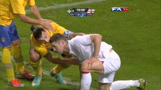 Sweden vs England 42 Official Goals and Highlights  FATV 141112 [upl. by Milde]