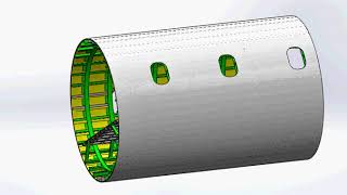 Fuselage Panels  Solidworks [upl. by Ainatnas]