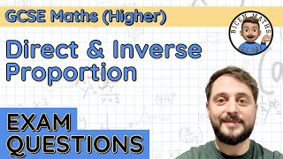 Direct amp Inverse Proportion 3 • Exam Questions • GCSE Maths Higher 🧮 [upl. by Horn]