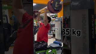 85 kg overhead press motivation aesthetic explore lifestyle posing viral reels music phonk [upl. by Catima]