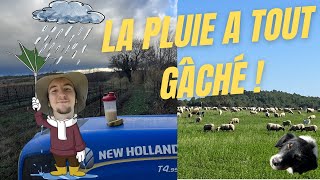 Vlog  Semaine compliquée la pluie a tout gâché  agriculture [upl. by Alasteir]