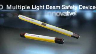 Multiple Light Beam Safety Devices  Leuze electronic [upl. by Suirada]