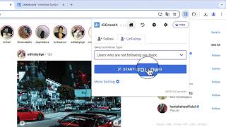 How to AutoUnfollow Users on Instagram Using IG Growth [upl. by Aihsena805]