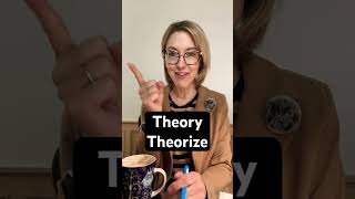 How to Pronounce THEORY amp THEORIZE  SHORTS Quick English Pronunciation Mini Lesson Learnenglish [upl. by Aekim]