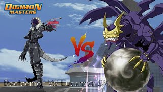 Beelzemon Awaken VS Lucemon SM Awaken Digimon Masters Online [upl. by Halladba431]