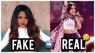 Becky G  Studio Version vs Real Voice 1 [upl. by Steinway421]