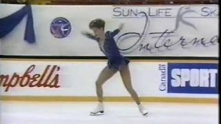 Jill Trenary USA  1988 Skate Canada International Ladies Free Skate [upl. by Iadahs]