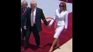 Melania slaps Donald Trump when he tries to hold her hand  World News [upl. by Cressi]