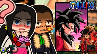 WAR LORDS REACT TO GOKU as LUFFY  DRAGON BALL GT  ONE PIECE  GACHA CLUB LIFE [upl. by Ykcir]