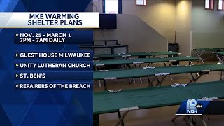 Milwaukee warming centers to open Nov 25 for winter season [upl. by Jaine]