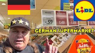 Exploring German Supermarket Lidl compare to American Grocery store [upl. by Nnylcaj336]