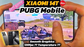 Unboxing XIAOMI 14T Test Game PUBG Mobile 120fps Lag Temperature Battery Drain  Full Handcam [upl. by Ygiaf972]