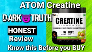 Atom Creatine HONEST review  with LAB TEST [upl. by Adnirol]