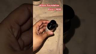 Milani Foundation review makeup review youtubeshorts [upl. by Adnaval]