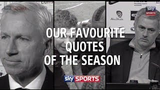 Best Premier League quotes of the 201314 season  Sky Sports [upl. by Sucramat94]