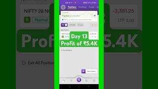 Day 13 of 30Day Trading Challenge ₹54K Profit in Nifty Option Selling  No Market Movement Needed [upl. by Wilson177]