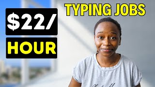 800Month 4 Typing jobs for beginners worldwide  Transcription jobs [upl. by Letnohc919]