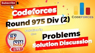 Codeforces Round 975 Div2 LIVE SOLUTION Discussion Room LIVE [upl. by Eceinaj229]