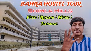 BAHRA UNIVERSITY FULL HOSTEL TOUR ✅  FEES  ROOM  FACILITY BAHRAUNIVERSITY11 [upl. by Nilla]