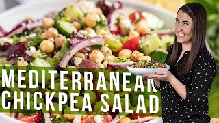 Mediterranean Chickpea Salad [upl. by Nilre]