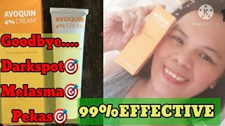 AvoquinCream HydroquinoneCream GoodBye Pekas Melasma How to use Avoquin Hydroquinon Cream [upl. by Kacerek]