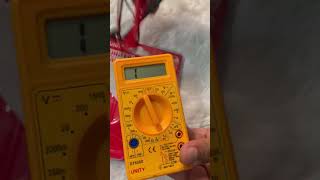 New multimeter unboxing and test [upl. by Ahsikyt]