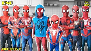 KID SPIDER MAN amp 7 Red SpiderMan Kill BAD GUYS  RED SPIDERMAN DAY Action Real Life Movie  P13 [upl. by Chan]