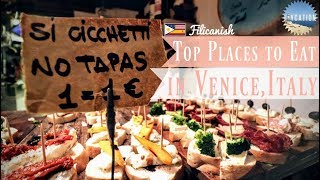 VENICE is CICCHETTI HEAVEN  ITALY FOOD GUIDE 🇮🇹 [upl. by Greyso255]