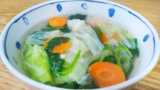 SAYUR BENING INI KUAHNYA ENAK SEGER BANGET  SAYUR BENING BAYAM KUBIS WORTEL [upl. by Rici]