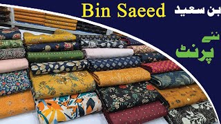 Bin Saeed Khaddar Original  Bin Saeed 3pcs Digital Designs  Buy original bin Saeed at wholesale [upl. by Ahseihs820]