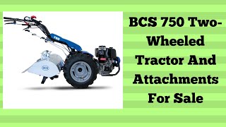 BCS 750 TwoWheel Tractor with Attachments  eBay Deal Review [upl. by Fife]