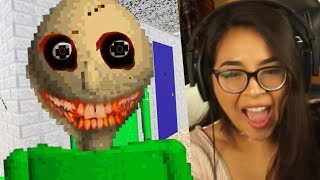 HAGO QUE MI NOVIA JUEGUE BALDIS BASICS IN EDUCATION  HORROR GAME  DeGoBooM [upl. by Finkelstein]