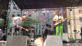 King Hannah  Live  Rockefeller Plaza NYC  September 17 2022 [upl. by Ardnek]