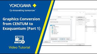 Graphics Conversion from CENTUM to Exaquantum Part 1 [upl. by Berl]