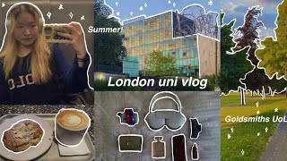 Uni vlog🎧📎 London⛈️ Goldsmiths uni [upl. by Harriet]