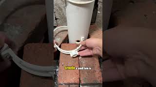 Adding a special floor drain to the main drain pipe Let’s see how it’s done plumbing plumber [upl. by Ramedlav]