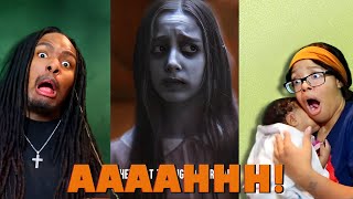 WillampNakina Reacts  BABYSITTER Doesnt Know GIRL IS A GHOST  Dhar Mann Studios [upl. by Itsym]