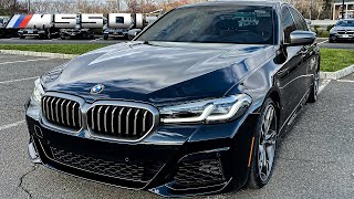 2021 BMW M550i 523HP Walkaround Review  Exhaust Sound Revs [upl. by Normak501]