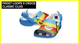 Froot Loops x Crocs Classic Clog Detail amp More हिंदी  crocs unboxing video [upl. by Cicely794]