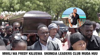 SHUHUDIA MWILI WA FREDY KILUSWA UKIINGIA LEADERS CLUB MUDA HUU [upl. by Ilagam]