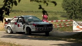 Audi Quattro  Christof Klausner  Rallye Luxembourg 2013 [upl. by Lemmuela]