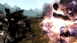 Skyrim Battles  Sithis vs Boethiah amp 50 Boethiah Cultists Master Settings [upl. by Irina963]